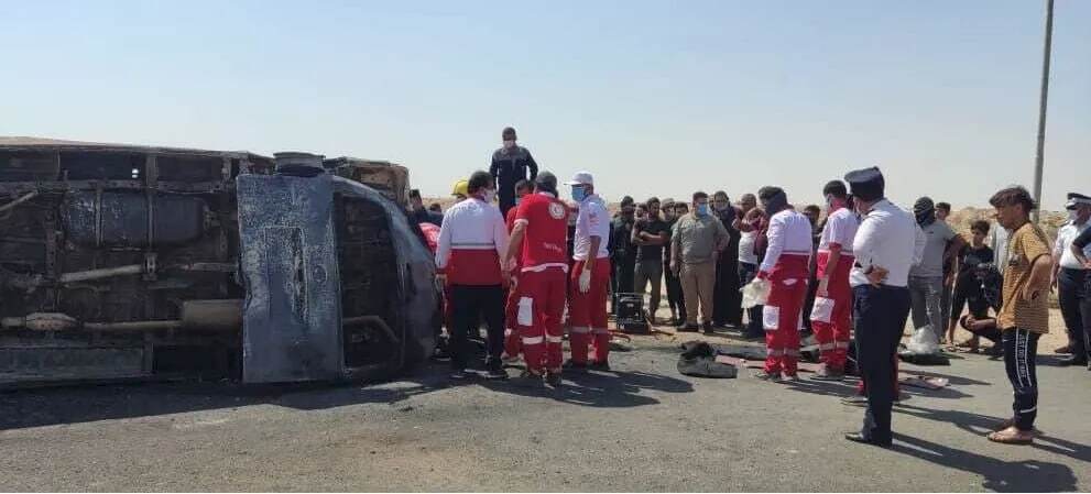 تصادف زائران ایرانی در مسیر کاظمین