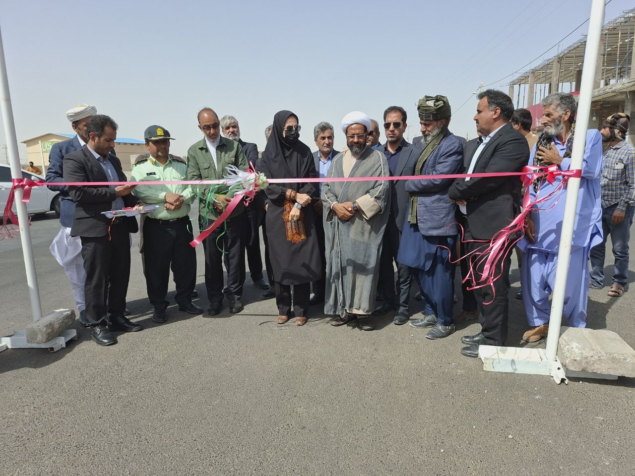 آسفالت معابر شهر علیاکبر افتتاح شد