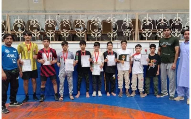 کسب نایب‌قهرمانی کشتی‌گیران شهرستان نیمروز