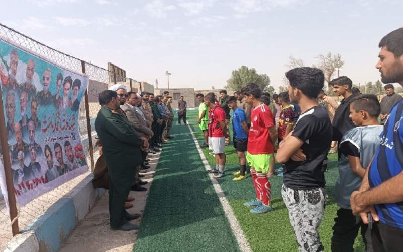 برگزاری مسابقات فوتسال در شهر جزینک