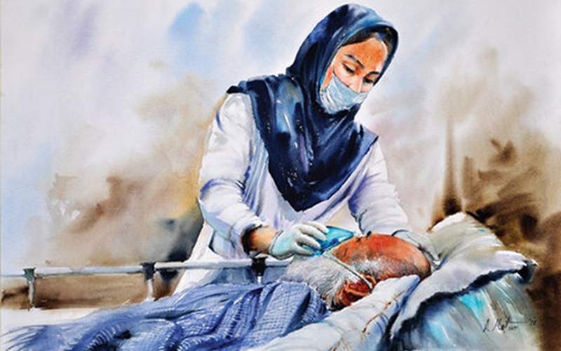 پرستاران وارثان صبر زینب (س) در میدان سلامت