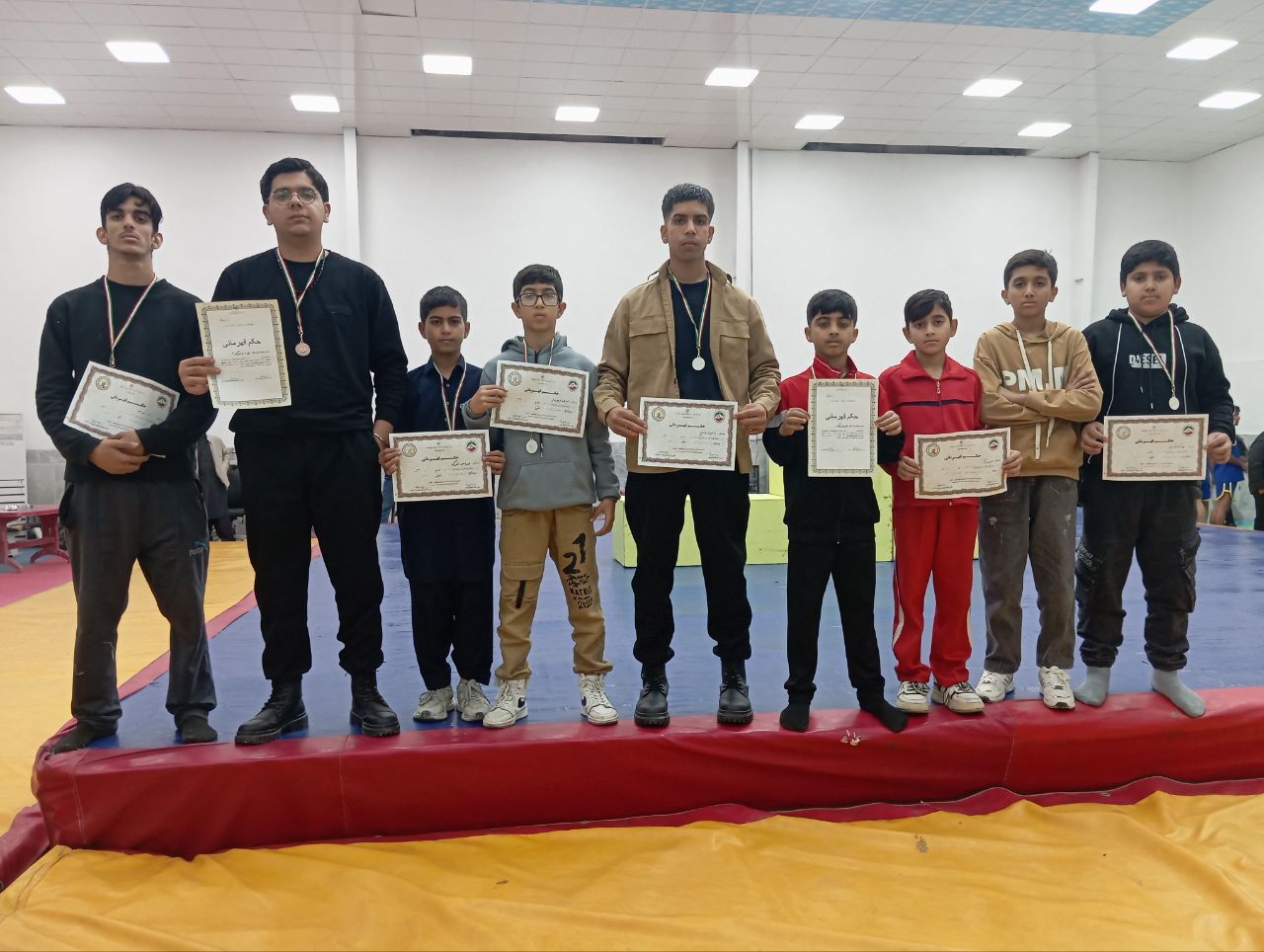 ووشوکاران هامون موفق به کسب چندین مدال شدند