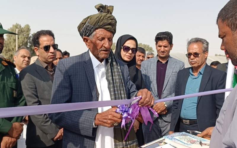 افتتاح چاهک‌های کشاورزی در هامون