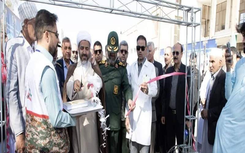 افتتاح بیمارستان سیار تخصصی سپاه در زاهدان