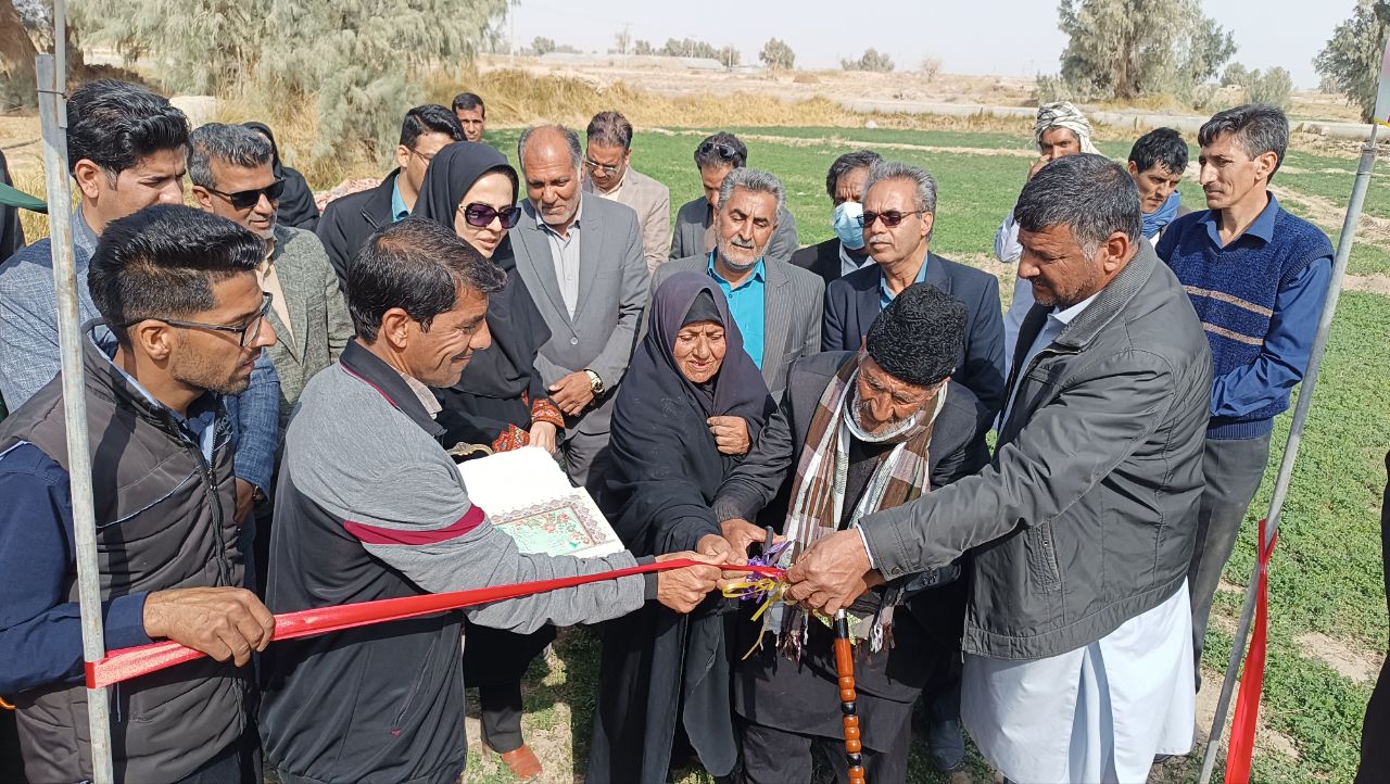 افتتاح استخر دومنظوره ذخیره آب و پرورش ماهی