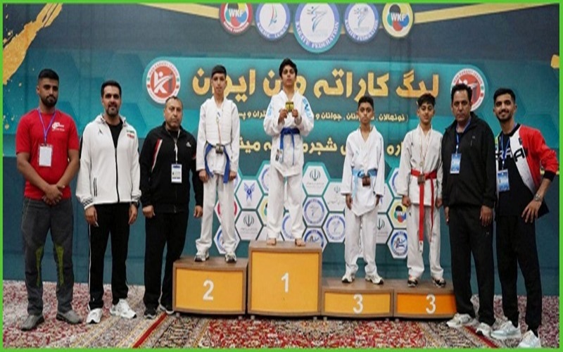 کسب مدال برنز رقابت‌های لیگ کاراته یک وان