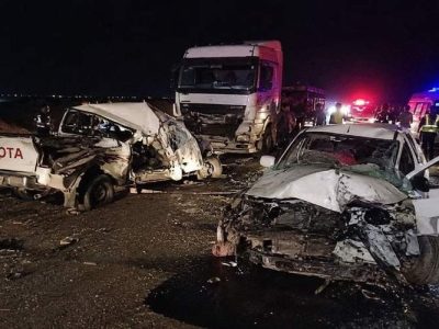 برخورد ۳ خودرو؛ ۲ نفر جان باختند