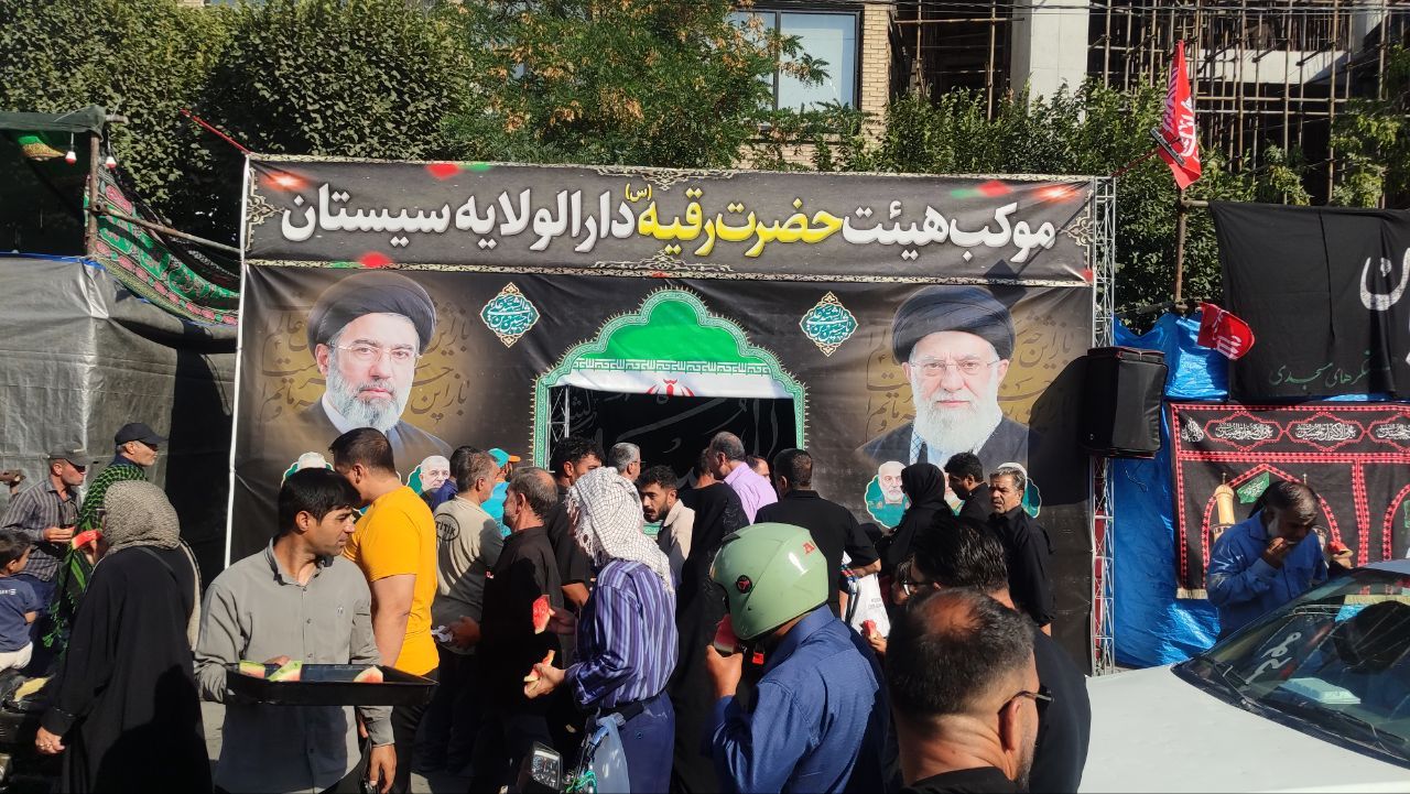 برپایی موکب هیئت حضرت رقیه (س) در مشهد مقدس