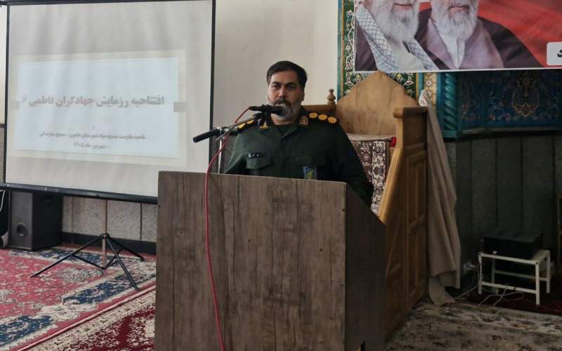 ۵۴ گروه جهادی هامون، پای کار خدمت‌رسانی