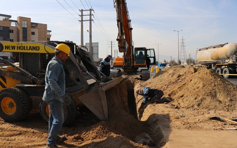 اصلاح گسترده شبکه آب‌رسانی در زهک