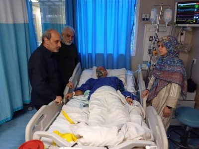 عیادت ‌جبلی از مجروحان حمله رژیم صهیونیستی به رسانه ملی