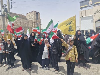 شادی مردم هامون پس از پیروزی در برابر رژیم صهیونیستی