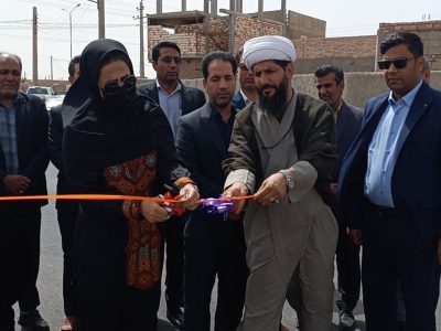 افتتاح معابر شهر محمدآباد در هفته دولت