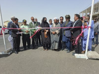  آسفالت معابر شهر علی‌اکبر افتتاح شد