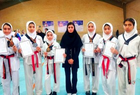 مقام‌های رنگارنگ ارمغان دختران تکواندوکار زابل