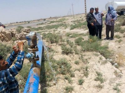 پایداری آب در شهرستان هیرمند