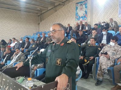 اجتماع بزرگ بسیجیان در شهرستان هامون