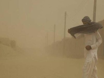 طوفان ۱۱۲ کیلومتری زابل را در نور دید