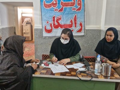 خدمات پزشکی رایگان در روستای فیروزه‌ای