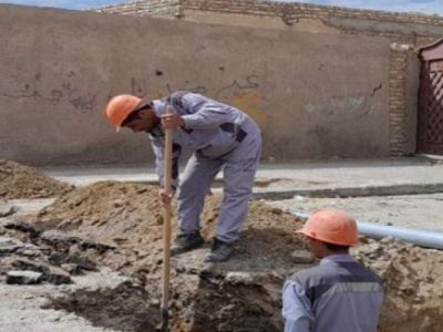 آغاز نصب انشعابات فاضلاب مشترکان روستایی در زهک