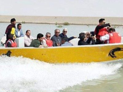 بازدید میدانی استاندار سیستان‌وبلوچستان از هامونک نیمروز
