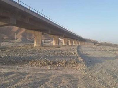 بازدید از عملیات نهایی ساخت پل حرمک