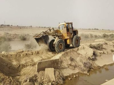 آغاز عملیات گسترده ترمیم شبکه انتقال آب هامون