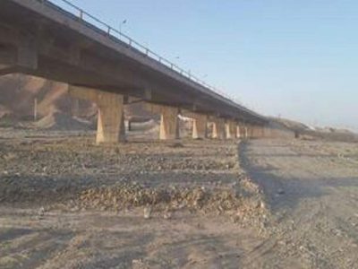 بازدید از عملیات نهایی ساخت پل حرمک