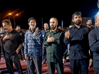 عزاداری عاشقان حسینی در هامون