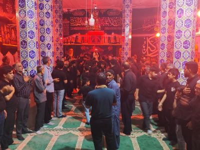 مراسم عزاداری شب عاشورای حسینی در هامون