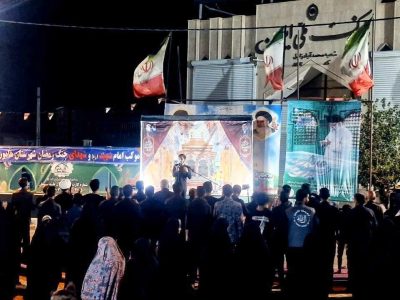 اجتماع شبانه عزاداران حسینی در شهرستان هامون