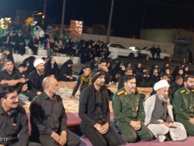 سوگواری شب هشتم محرم در هامون