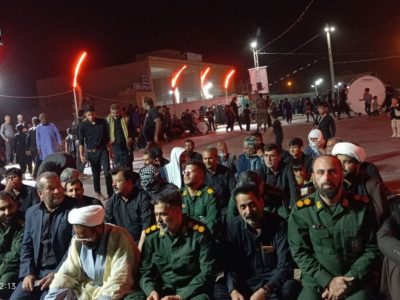 مراسم شب تاسوعای حسینی در هامون