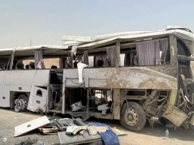 واژگونی اتوبوس مسافربری در محور زاهدان ـ بم