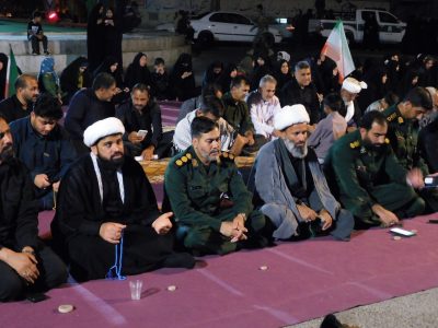 فریاد خون‌خواهی رهبر شهید امت در اجتماع شبانۀ مردم هامون