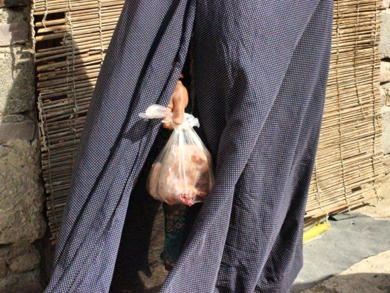 توزیع ۲۳۰ مرغ نذری میان نیازمندان سیستان