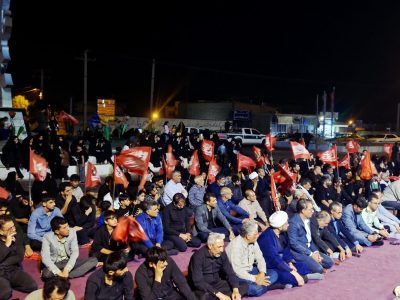 جاماندگان اربعین در هامون به سوگ نشستند