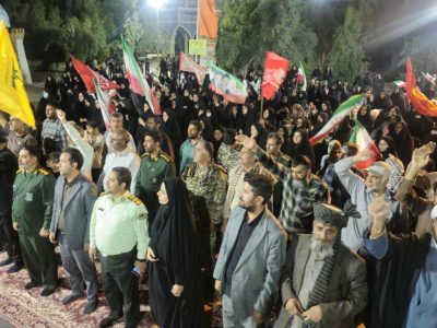شهر علی اکبر صحنه نمایش رزمایش گردانفدای جانفدا