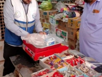 معدوم‌سازی ۸۰ کیلوگرم موادغذایی فاسد در زهک