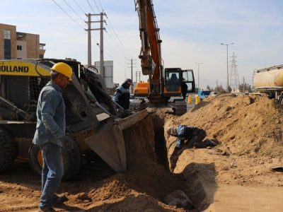 اصلاح گسترده شبکه آب‌رسانی در زهک