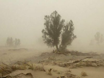 وزش باد شدید و گردوخاک در شمال سیستان‌وبلوچستان